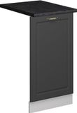 Vicco Fame-Line Vaatwasserfrontpaneel – 45 cm, WB Antraciet Anthrazit-Gold Landhaus