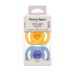 Tommee Tippee Sucette UltraLight orthodontique, jaune/bleu, 6–18 mois, lot de 2