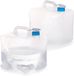 OEM Wan GmbH 2-Pack Opvouwbare Waterkrat met Kraan voor Camping en Noodvoorraad