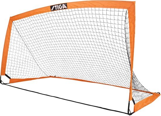 Stiga Voetbaldoel Match Inklapbaar 270 X 150 X 150 Cm Oranje/zwart