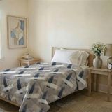 BASIC bedrukte zomerquilt, Pennellate, 160x240cm