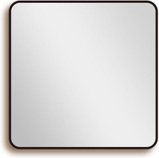 Saniclass Retro Line 2.0 Square Spiegel - 60x60cm - Mat Zwart