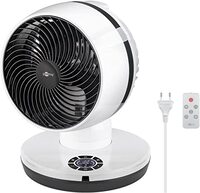 Goobay 59515 krachtige ventilator met afstandsbediening, diameter 23 cm, multidirectionele oscillatie, 70 W elektromotor met 4 vermogensniveaus + 2 intervalfuncties