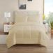 Sweet Home Collection Ultra Soft Down Alternatieve Set & Luxe Lakens, Polyester, Beige, Volledig