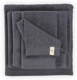 Walra Soft Cotton gastendoek 30x50cm - antraciet - set van 2