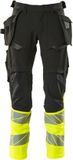 Mascot Accelerate Safe Pantalon met spijkerzakken 19131-711 - Zwart/hi-vis geel - C50