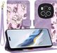 Techsuit Hoesje geschikt voor HONOR Magic6 Pro - FlipCraft Book Wallet Case met koord - Mysterious Purple
