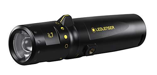 Led Lenser iL7 robuuste LED-zaklamp voor werkplaatsen, focusseerbaar, werkt op 3 x AA-batterijen, explosiebeveiligde EX-zone 2/22, 340 lm, waterdicht IP68, verlichtingsbereik van 165 m, Flashlight