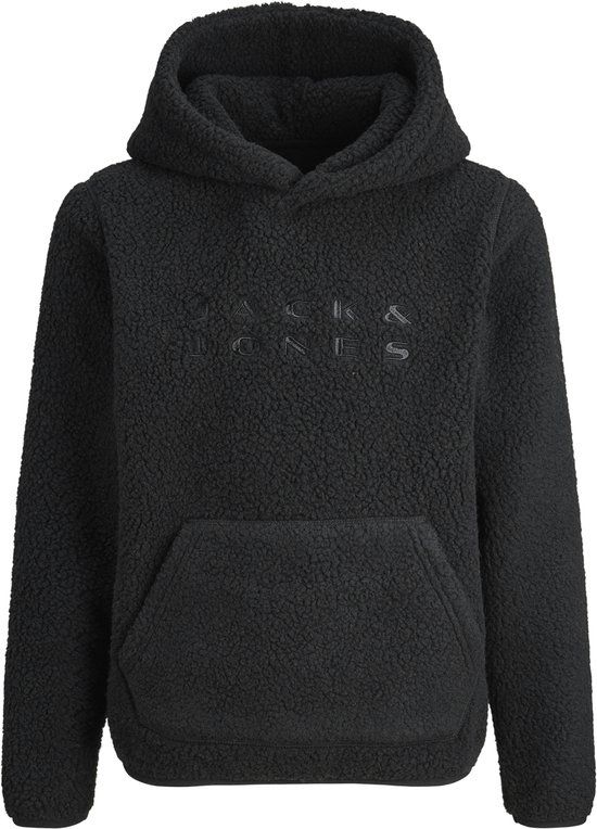 JACK & JONES Kids trui FLARE TEDDY Black JNR Relaxed Fit