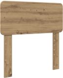 vidaXL - Hoofdbord - Artisan - Eiken - Bewerkt - hout