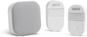 Delight 2-en-1 sonnette sans fil et veilleuse - Cinétique / sans pile - 2 unités extérieures - blanc - 36 mélodies - unité extérieure IP44 - lumière LED blanc chaud [55346WH-2]
