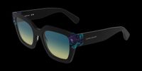 Longchamp LO771S Black/marble turquoise Zonnebrillen