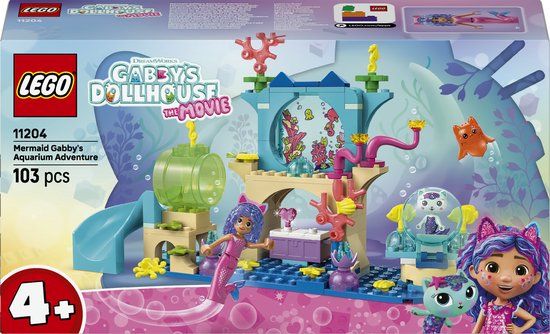 LEGO® Gabby's Poppenhuis Zeemeermin Gabby's Aquariumavontuur - 11204
