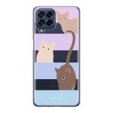 ERT GROUP mobiel telefoonhoesje voor Samsung M53 5G Babaco patroon Cats 014