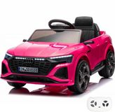 Vrooomy Audi SQ8 e-Tron Voiture électrique pour enfants - 12V - Rose