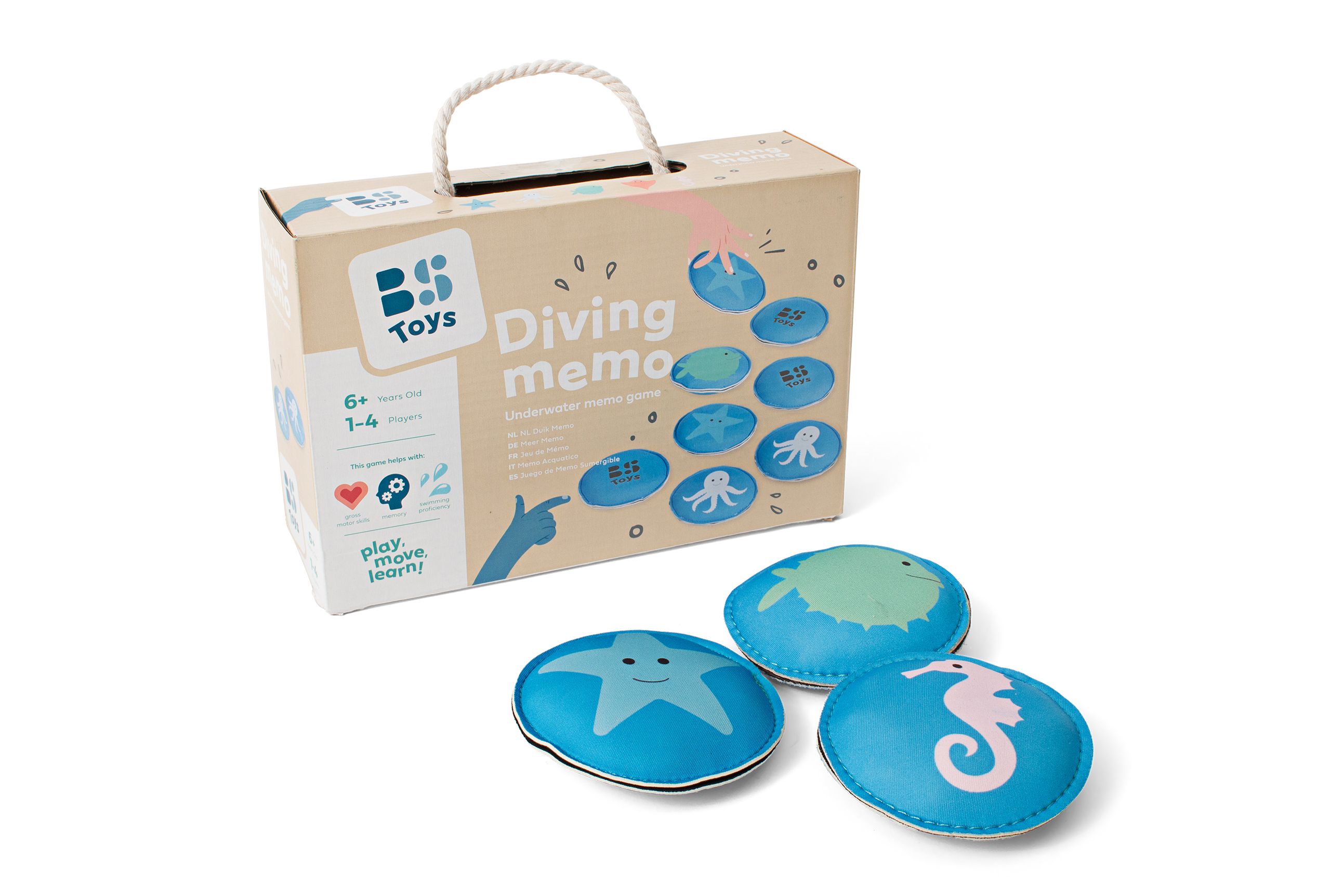 BS Toys Duik Memory Spel - Zwembad Spel - Water Speelgoed Kinderen