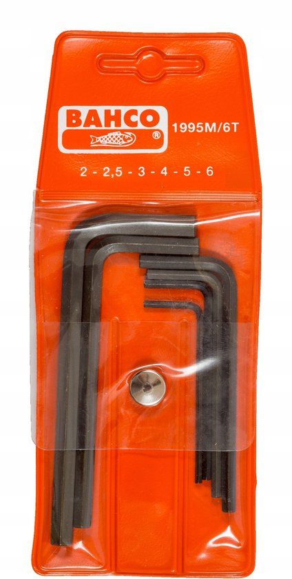 Bahco Inbussleutel Set Metrisch 2-6 mm