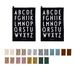 Design Letters Serviette de cuisine Design Letters 40x60 cm lot de 2 Noir