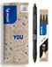 PILOT - FriXion Ball 07 Plus Set met 1 pen en 3 navullingen - Zwart