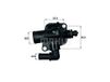 MAHLE Thermostat, Kühlmittel TI15088