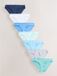 Next Dames Set van 7 Katoenrijke Bikinislips Blauw