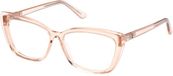 Guess GU2977 Shiny light orange Vierkant Acetaat Brilmonturen