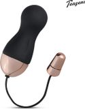 Teazers Glad Vibratie Eitje Oplaadbaar Zwart/Roségoud