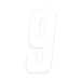 Quattroerre 13319 Motocross, wit, 21 cm