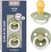BIBS Colour Glow Fopspeen - 18-48 mnd - 2-pack - Ronde - Sage