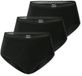 Schiesser 3PACK Midi Slip - Modern Multipacks Dames Onderbroek - zwart