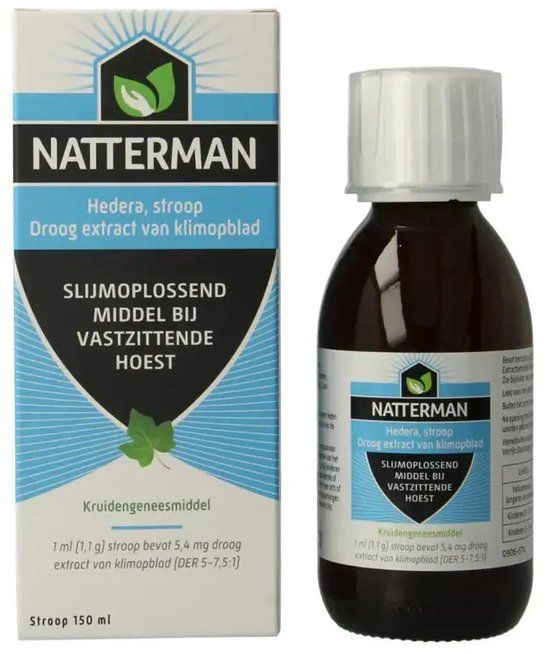 Natterman Hedera, Slijmoplossend middel bij vastzittende hoest, 150 ml