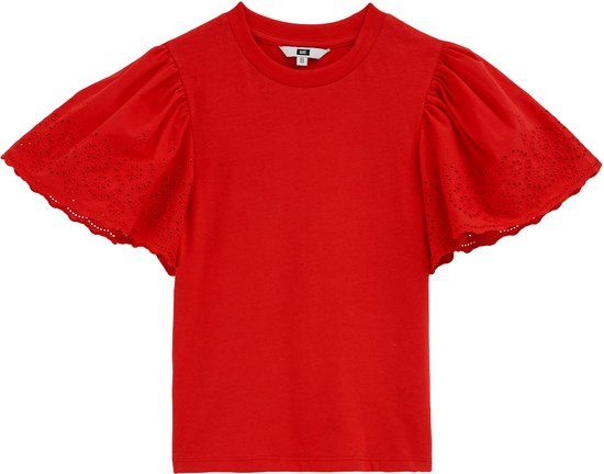 WE Fashion Meisjes T-shirt met embroideries