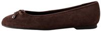 Next - Dames - Forever Comfort® leren ballerina's met voering en ronde neus - Bruin