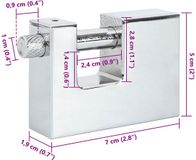vidaXL - Hangslot - Zilver - Staal