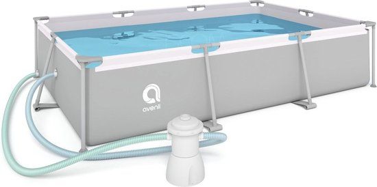 Avenli Viking Choice Opzetzwembad - 300x207x65 cm - Grijs