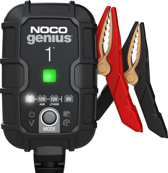 NOCO Genius 1 Acculader - 1A - Druppellader - Geschikt voor lithium