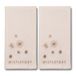 Vondels Geborduurde servetten MISTLETOE ecru 45cm (set van 2)