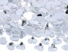 Decoratieve edelstenen van acryl, transparant, 14 x 14 mm, ca. 500 stuks.