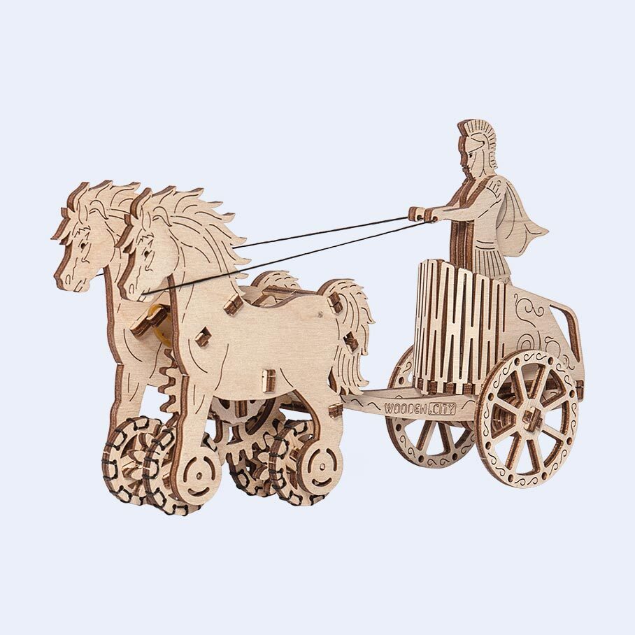 Wooden City Roman Chariot