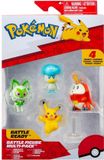 Pokémon Battle Figuren 4er Pack Gen IX sort.