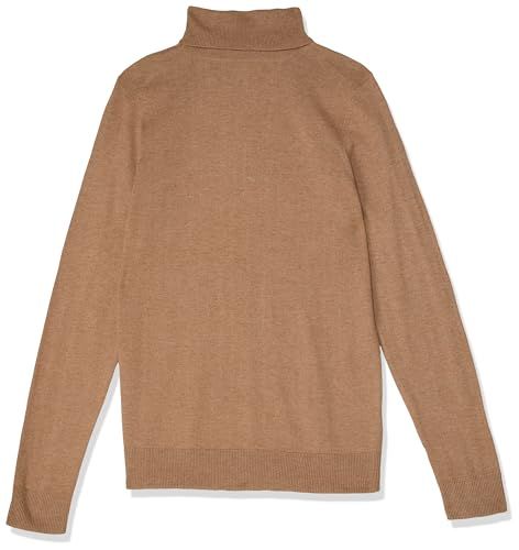 Amazon Essentials Women's Lightweight Turtleneck Long Sleeve Classic Fit Top, Camel, XXL