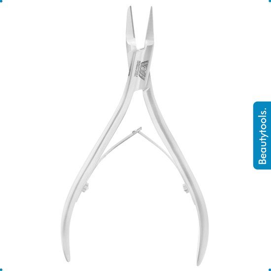 Beautytools.be BeautyTools Nagelknipper/INOX Nageltang Speciaal Voor Ingegroeide Nagels - Ingroei Nageltang - Zeer Spitse Bek Voor het behandelen van Ingegroeide Teennagels - 15 mm (NN-0065)