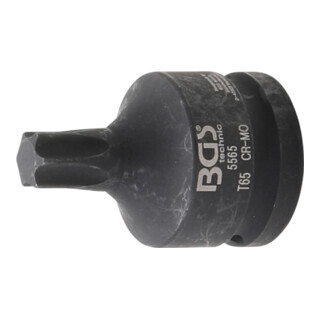 BGS technic BGS Kracht dopsleutelbit | 20 mm (3/4") | T-profiel (voor Torx) T65 Aantal:1