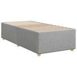 vidaXL Bedframe Lichtgrijs Stof 90x190 cm