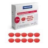 Magneet magnetoplan Ronde magneet Basic, 24 mm, rood