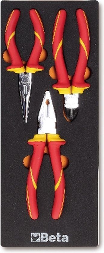 Beta M135 - 3 Delige VDE Tangen Inlay Foam