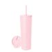 Simple Modern Geïsoleerde beker met deksel en rietje | Iced Coffee Cup Herbruikbare roestvrijstalen waterfles reismok | Geschenken voor vrouwen mannen haar hem | Klassieke collectie | 28 oz | Blush