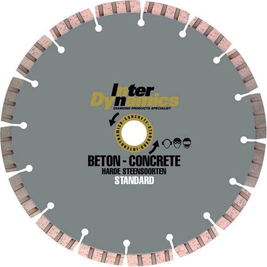 Interdynamics Standard Diamantdoorslijpschijf - 300x30x2,8mm - Beton