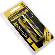 NITECORE NL1826R 2600mAh 3.6 volt + micro USB aansluiting