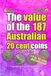 The 187 Australian 20 Cent Coins